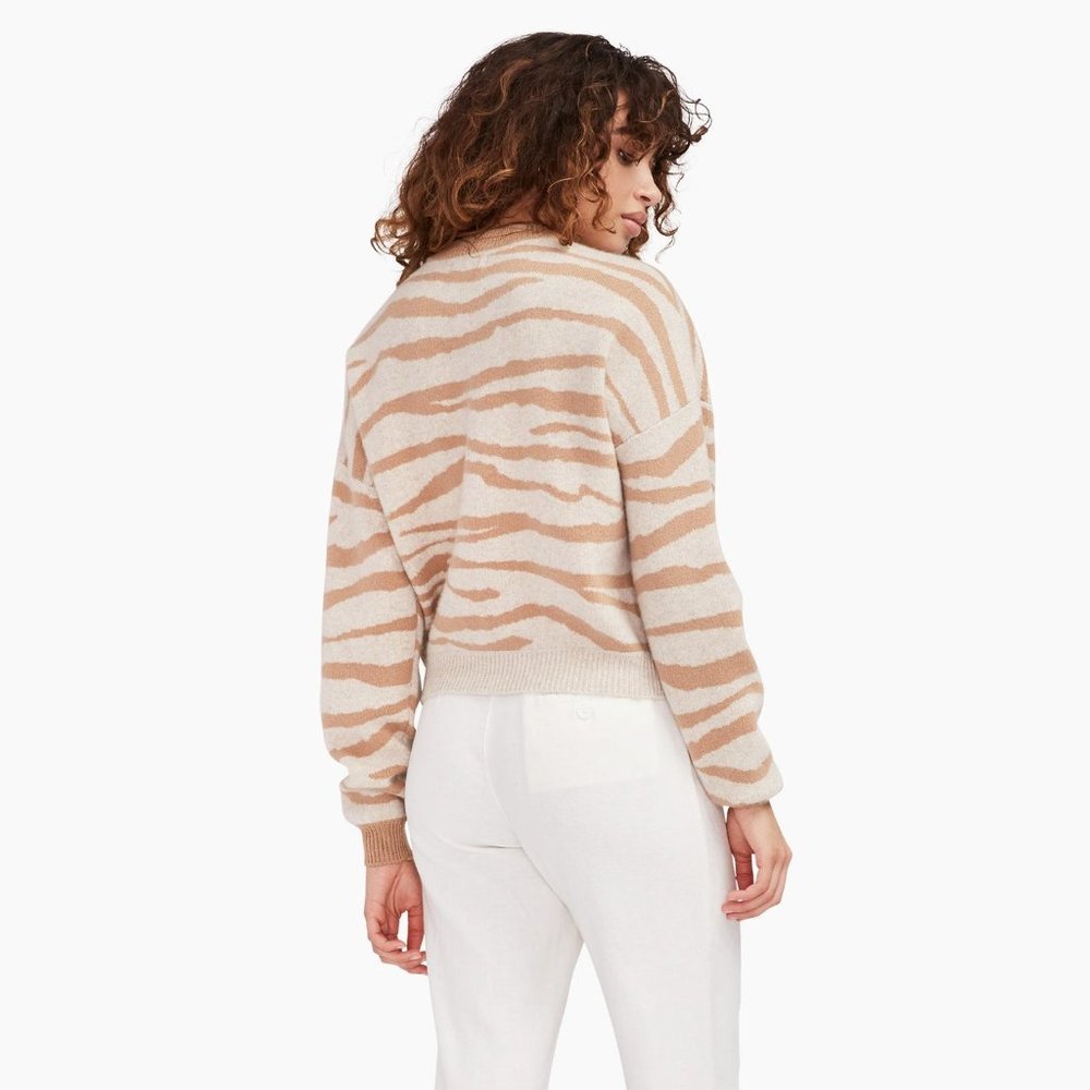 Tiger Stripes Cashmere Sweater from Naadam - Picture 3 of 9